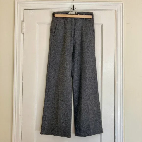 Sezane Charcoal Women's Trousers - Picture 5 of 7
